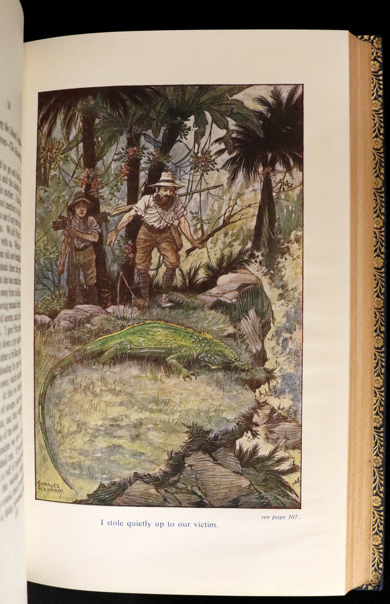 1972 Beautiful Book bound by Bayntun - The Swiss Family Robinson illustrated by Charles Folkard.