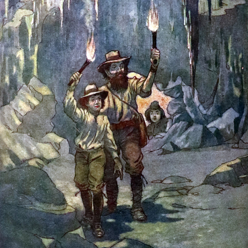 1972 Beautiful Book bound by Bayntun - The Swiss Family Robinson illustrated by Charles Folkard.