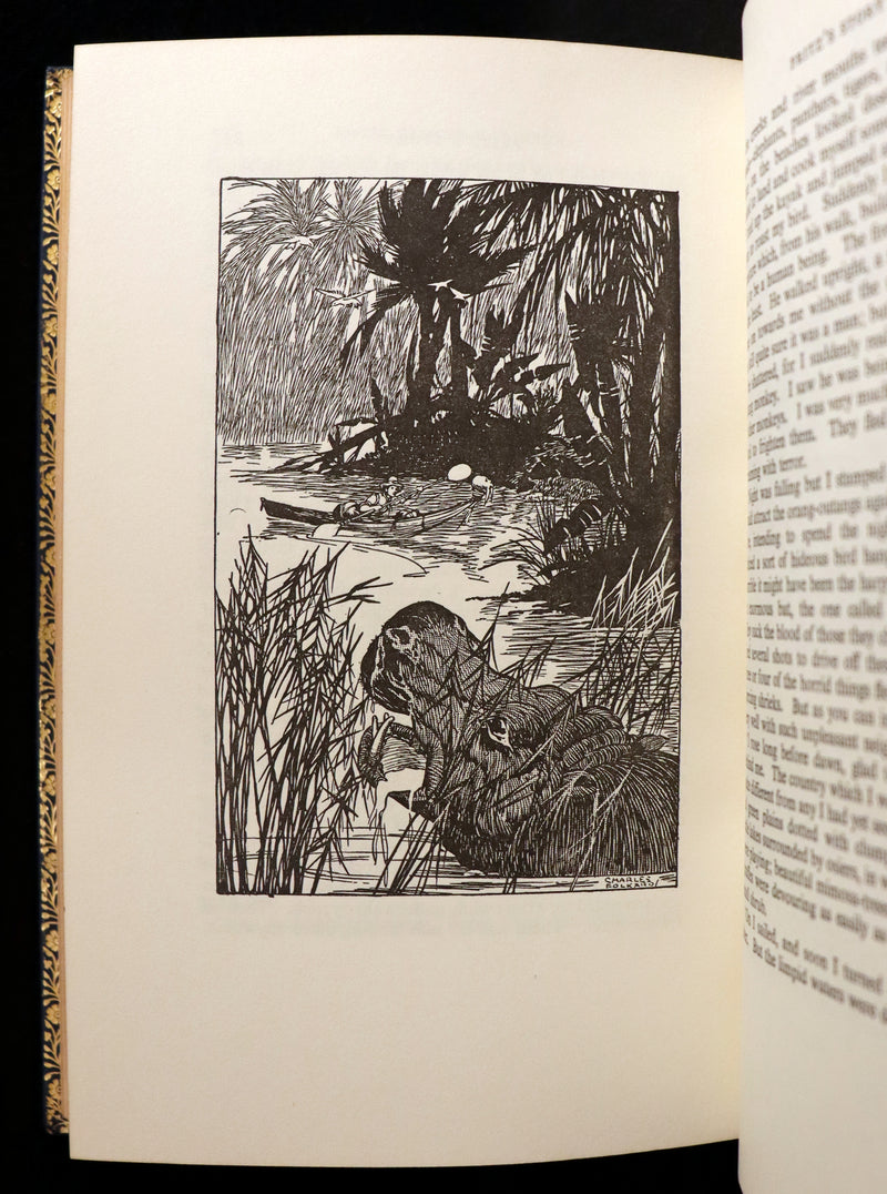 1972 Beautiful Book bound by Bayntun - The Swiss Family Robinson illustrated by Charles Folkard.