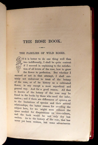 1864 Victorian Gardening First Edition - The Rose, A Practical Treatise on The Culture of The Rose by Shirley Hibberd.