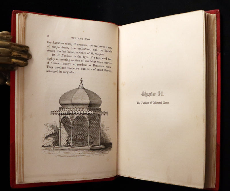 1864 Victorian Gardening First Edition - The Rose, A Practical Treatise on The Culture of The Rose by Shirley Hibberd.