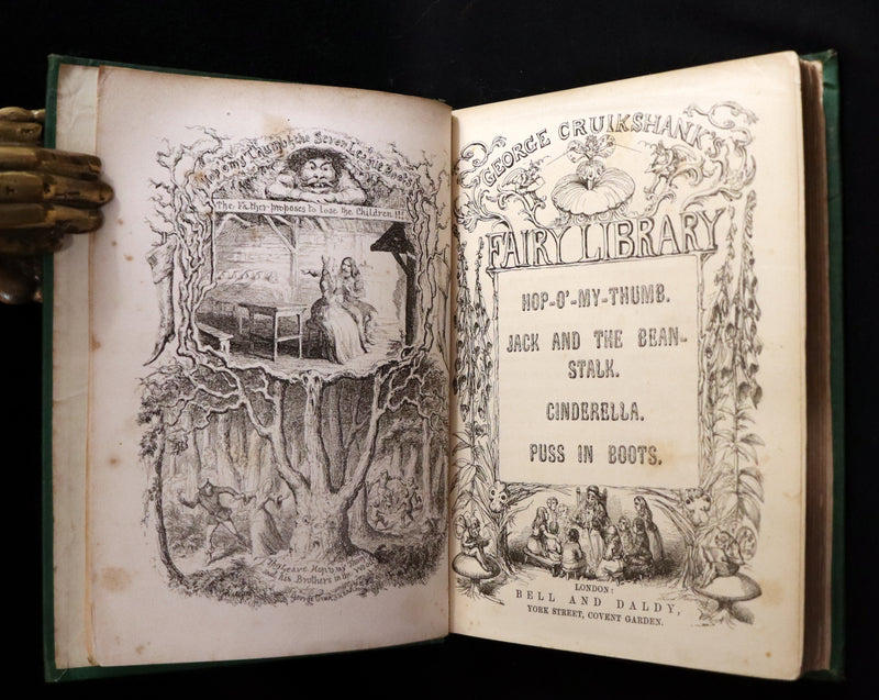 1865 Rare First Edition - GEORGE CRUIKSHANK'S FAIRY LIBRARY. Illustrated.