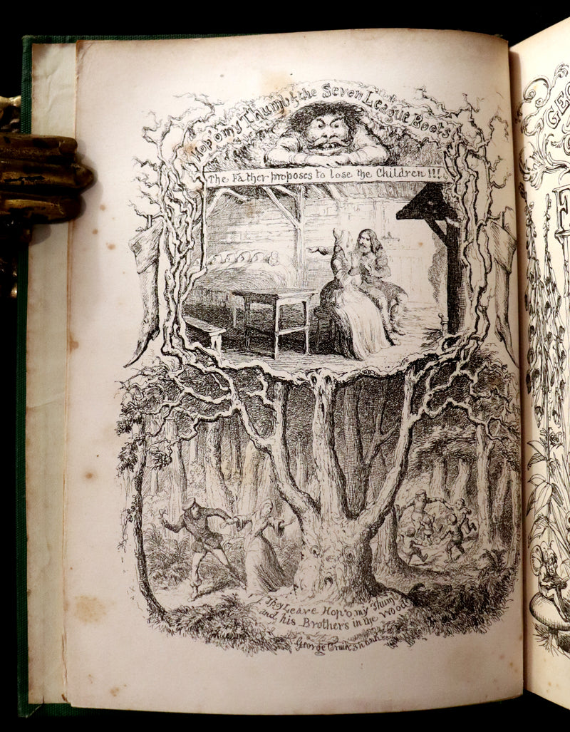 1865 Rare First Edition - GEORGE CRUIKSHANK'S FAIRY LIBRARY. Illustrated.