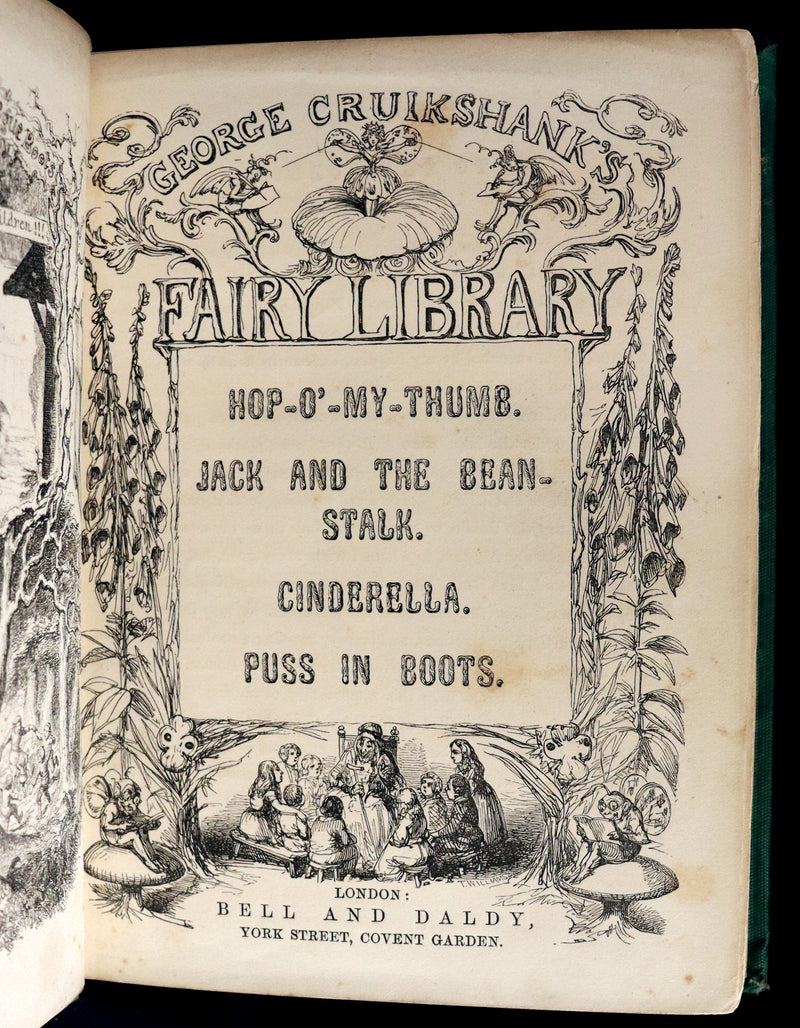 1865 Rare First Edition - GEORGE CRUIKSHANK'S FAIRY LIBRARY. Illustrated.