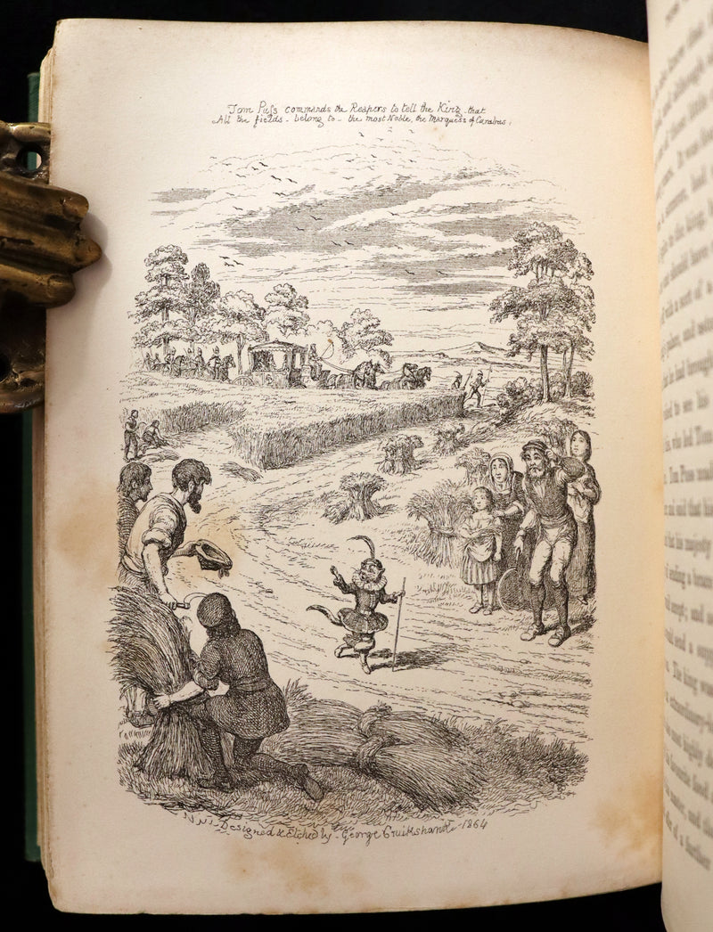 1865 Rare First Edition - GEORGE CRUIKSHANK'S FAIRY LIBRARY. Illustrated.
