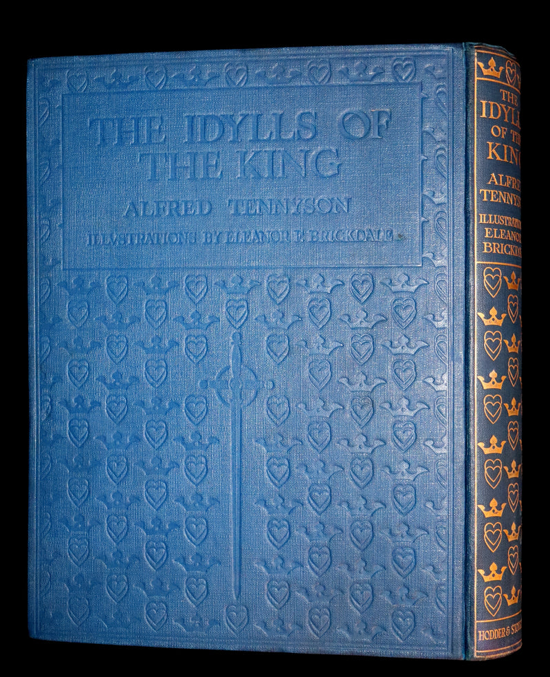 1911 First Edition Illustrated by Pre-Raphaelite Eleanor Fortescue Brickdale - Legend of King Arthur - Idylls of the King. Presentation copy.