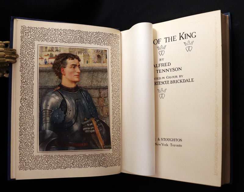 1911 First Edition Illustrated by Pre-Raphaelite Eleanor Fortescue Brickdale - Legend of King Arthur - Idylls of the King. Presentation copy.