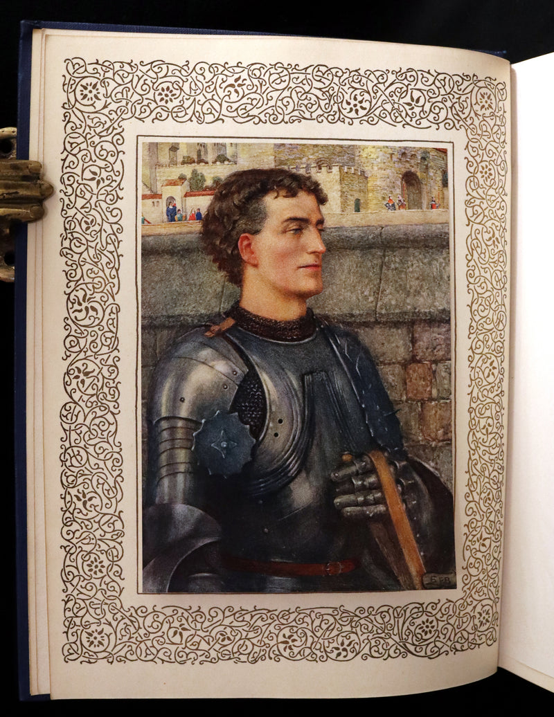 1911 First Edition Illustrated by Pre-Raphaelite Eleanor Fortescue Brickdale - Legend of King Arthur - Idylls of the King. Presentation copy.
