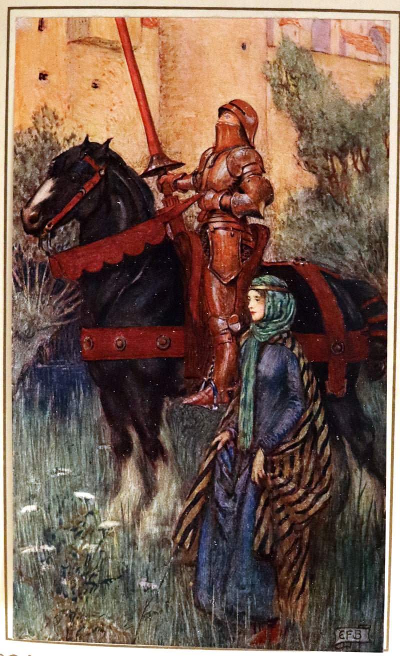 1911 First Edition Illustrated by Pre-Raphaelite Eleanor Fortescue Brickdale - Legend of King Arthur - Idylls of the King. Presentation copy.