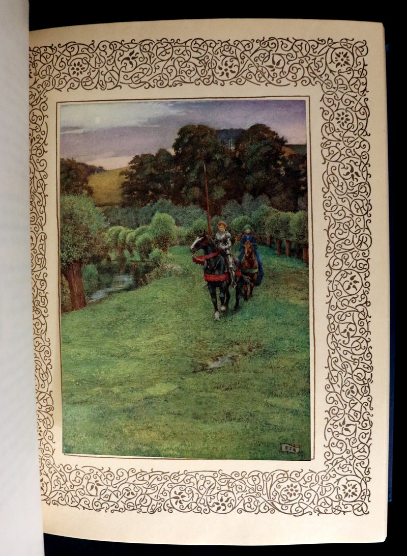 1911 First Edition Illustrated by Pre-Raphaelite Eleanor Fortescue Brickdale - Legend of King Arthur - Idylls of the King. Presentation copy.