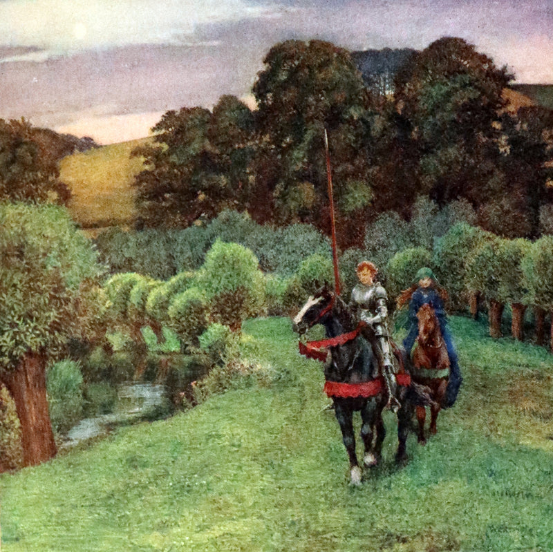1911 First Edition Illustrated by Pre-Raphaelite Eleanor Fortescue Brickdale - Legend of King Arthur - Idylls of the King. Presentation copy.