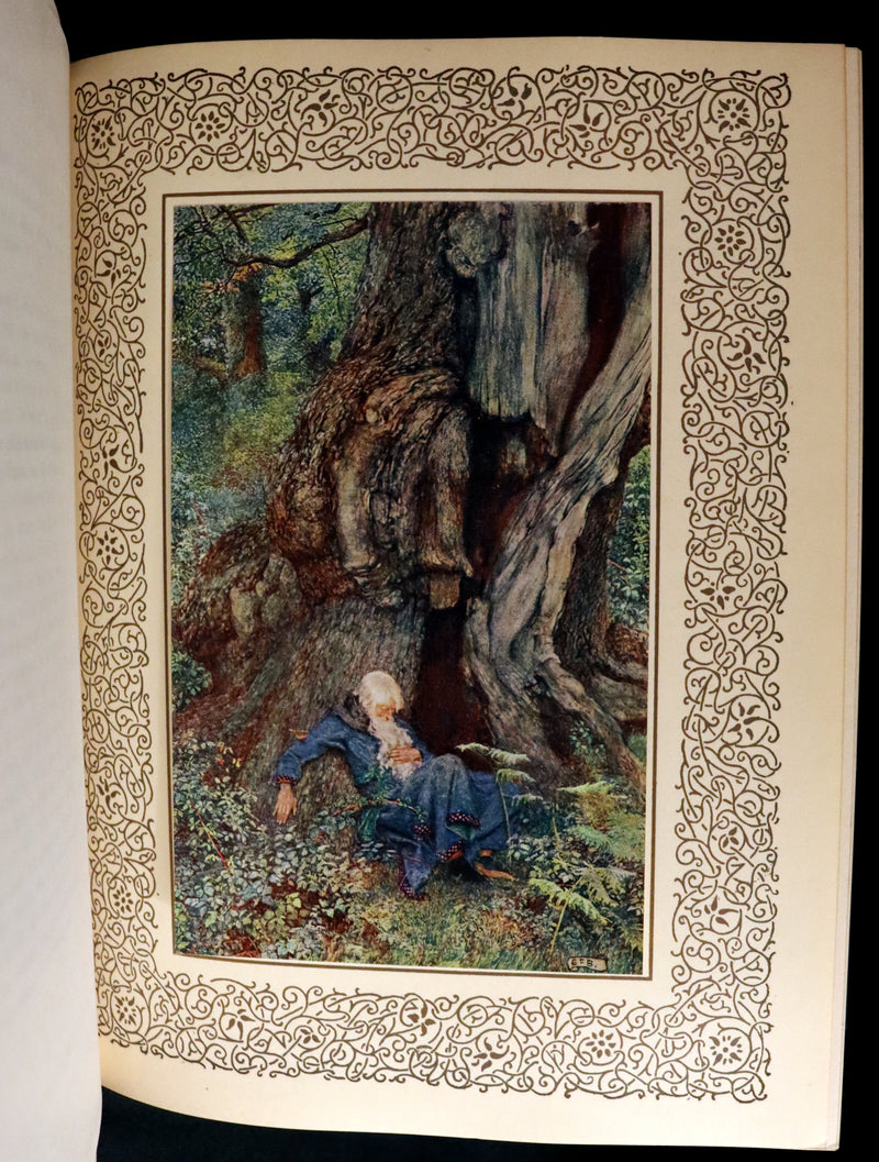 1911 First Edition Illustrated by Pre-Raphaelite Eleanor Fortescue Brickdale - Legend of King Arthur - Idylls of the King. Presentation copy.