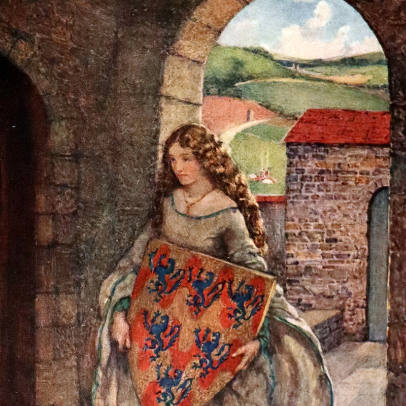 1911 First Edition Illustrated by Pre-Raphaelite Eleanor Fortescue Brickdale - Legend of King Arthur - Idylls of the King. Presentation copy.