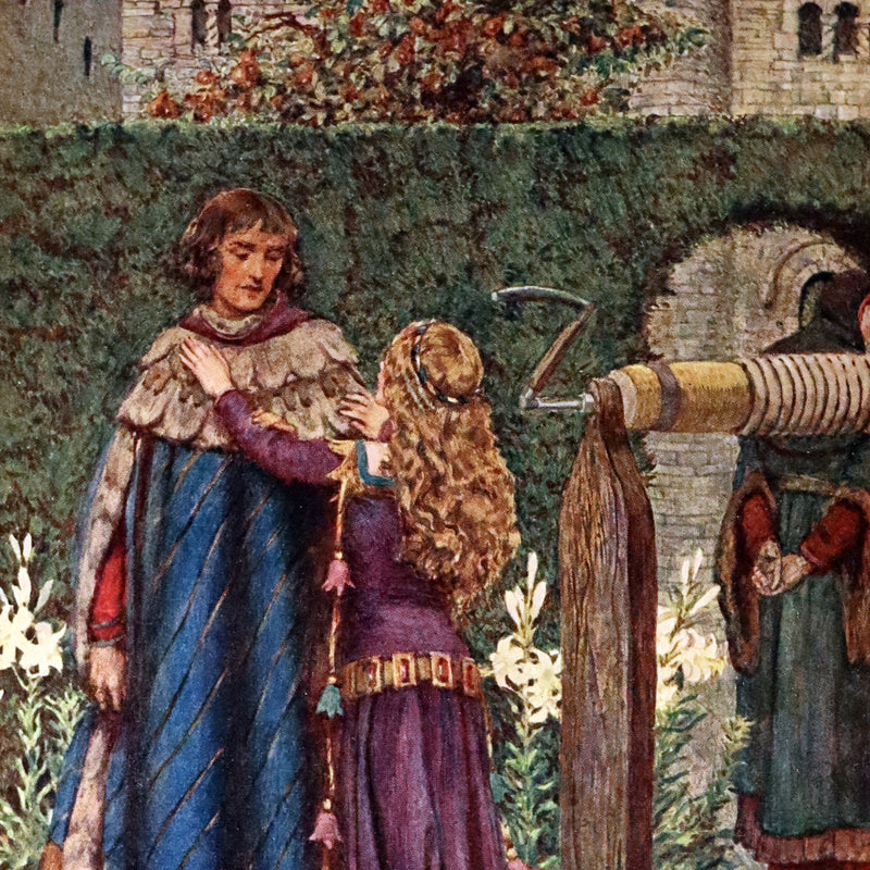1911 First Edition Illustrated by Pre-Raphaelite Eleanor Fortescue Brickdale - Legend of King Arthur - Idylls of the King. Presentation copy.