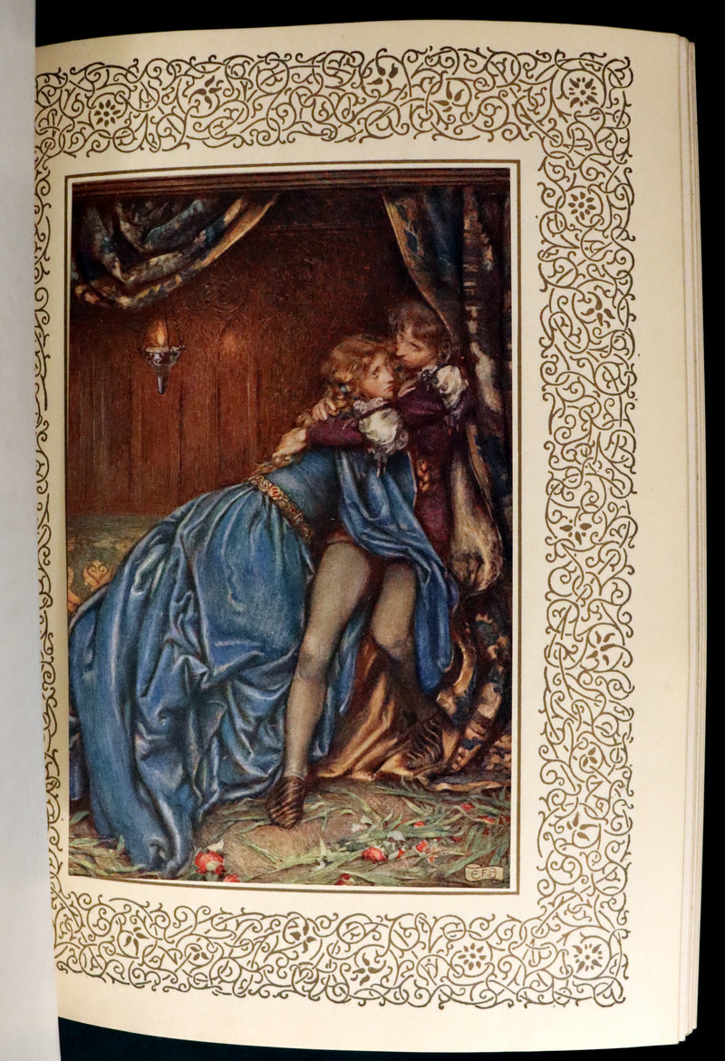1911 First Edition Illustrated by Pre-Raphaelite Eleanor Fortescue Brickdale - Legend of King Arthur - Idylls of the King. Presentation copy.