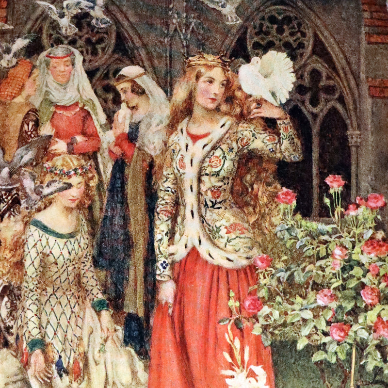 1911 First Edition Illustrated by Pre-Raphaelite Eleanor Fortescue Brickdale - Legend of King Arthur - Idylls of the King. Presentation copy.
