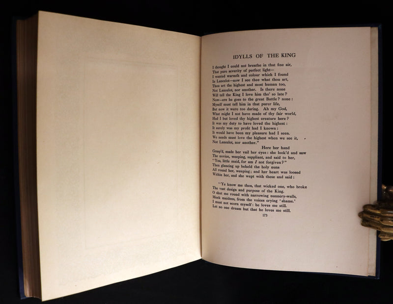 1911 First Edition Illustrated by Pre-Raphaelite Eleanor Fortescue Brickdale - Legend of King Arthur - Idylls of the King. Presentation copy.