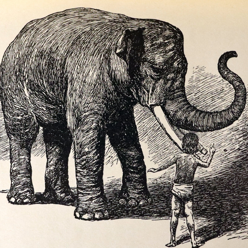 1959 Two books in a beautiful Bayntun binding - The Jungle Book & The Second Jungle Book by Rudyard Kipling. Illustrated.