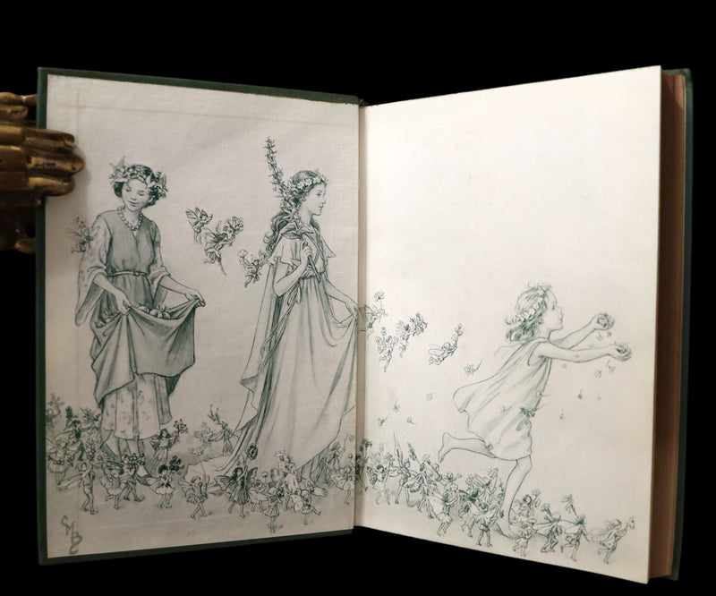 1950 Rare Book  - Cicely Mary Barker - THE BOOK OF THE FLOWER FAIRIES. Illustrated.