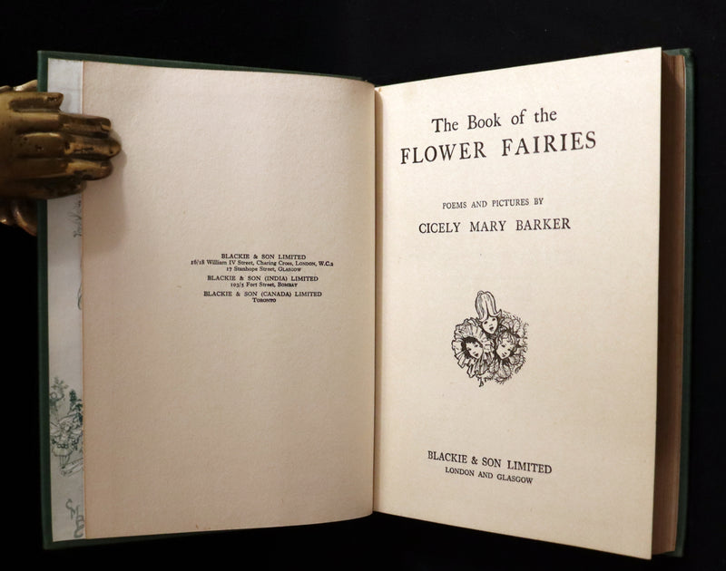 1950 Rare Book  - Cicely Mary Barker - THE BOOK OF THE FLOWER FAIRIES. Illustrated.