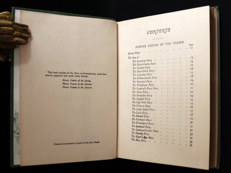 1950 Rare Book  - Cicely Mary Barker - THE BOOK OF THE FLOWER FAIRIES. Illustrated.