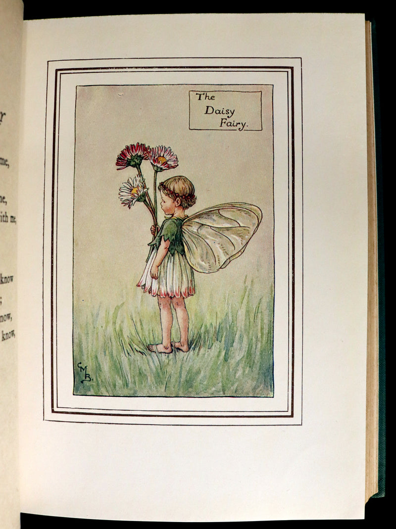 1950 Rare Book  - Cicely Mary Barker - THE BOOK OF THE FLOWER FAIRIES. Illustrated.