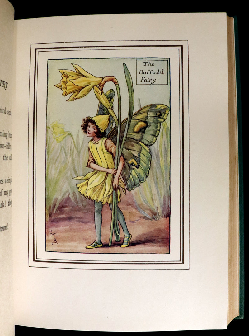 1950 Rare Book  - Cicely Mary Barker - THE BOOK OF THE FLOWER FAIRIES. Illustrated.
