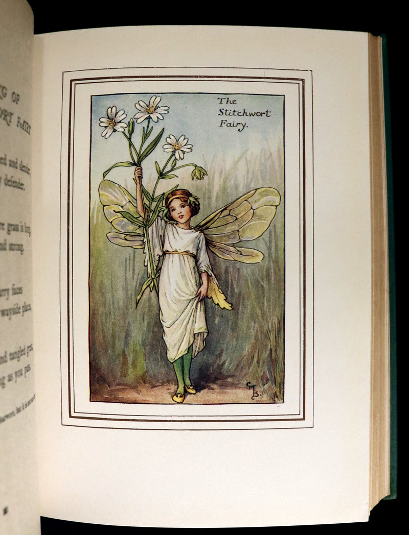 1950 Rare Book  - Cicely Mary Barker - THE BOOK OF THE FLOWER FAIRIES. Illustrated.