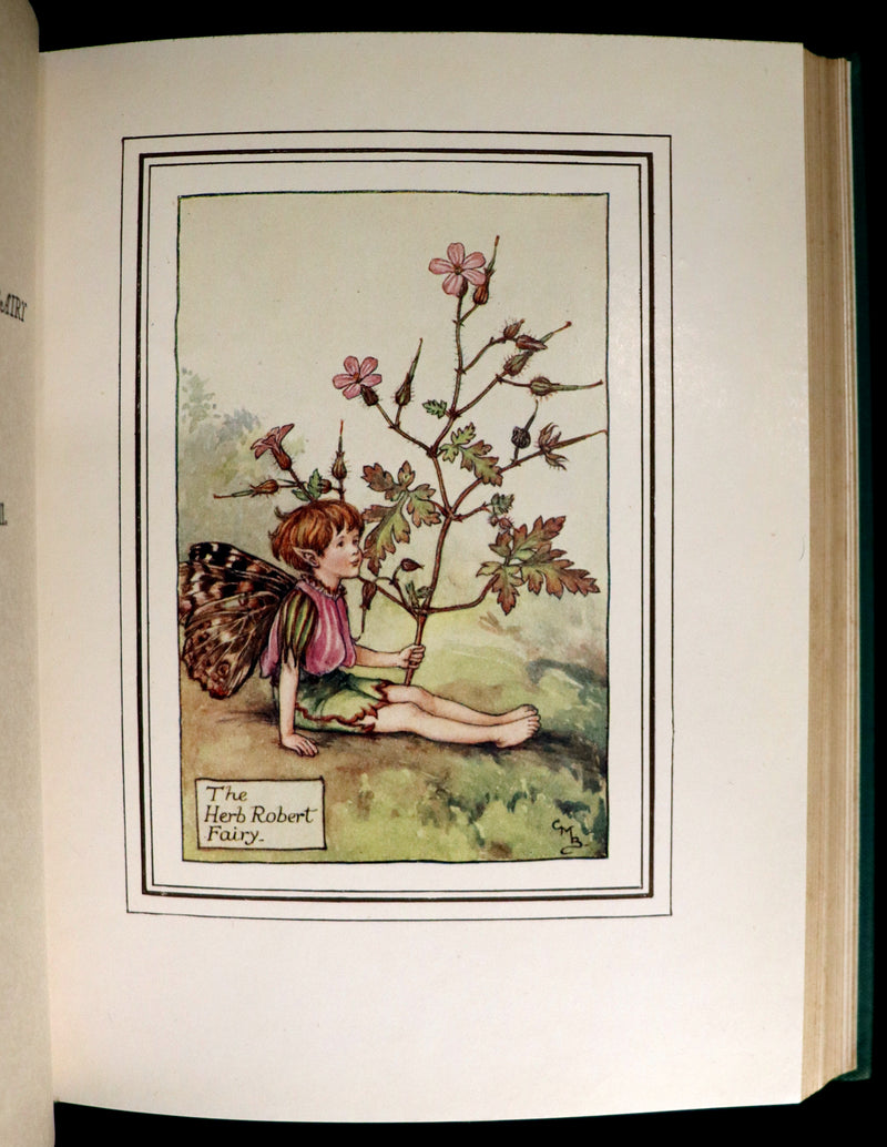1950 Rare Book  - Cicely Mary Barker - THE BOOK OF THE FLOWER FAIRIES. Illustrated.