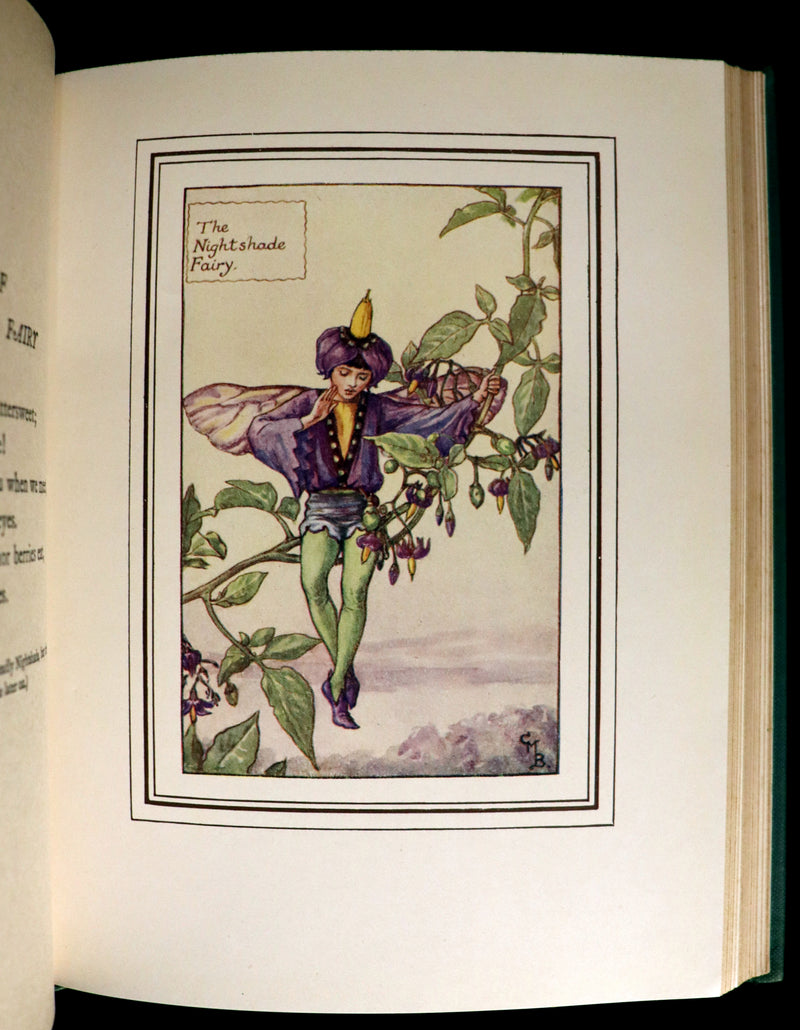 1950 Rare Book  - Cicely Mary Barker - THE BOOK OF THE FLOWER FAIRIES. Illustrated.
