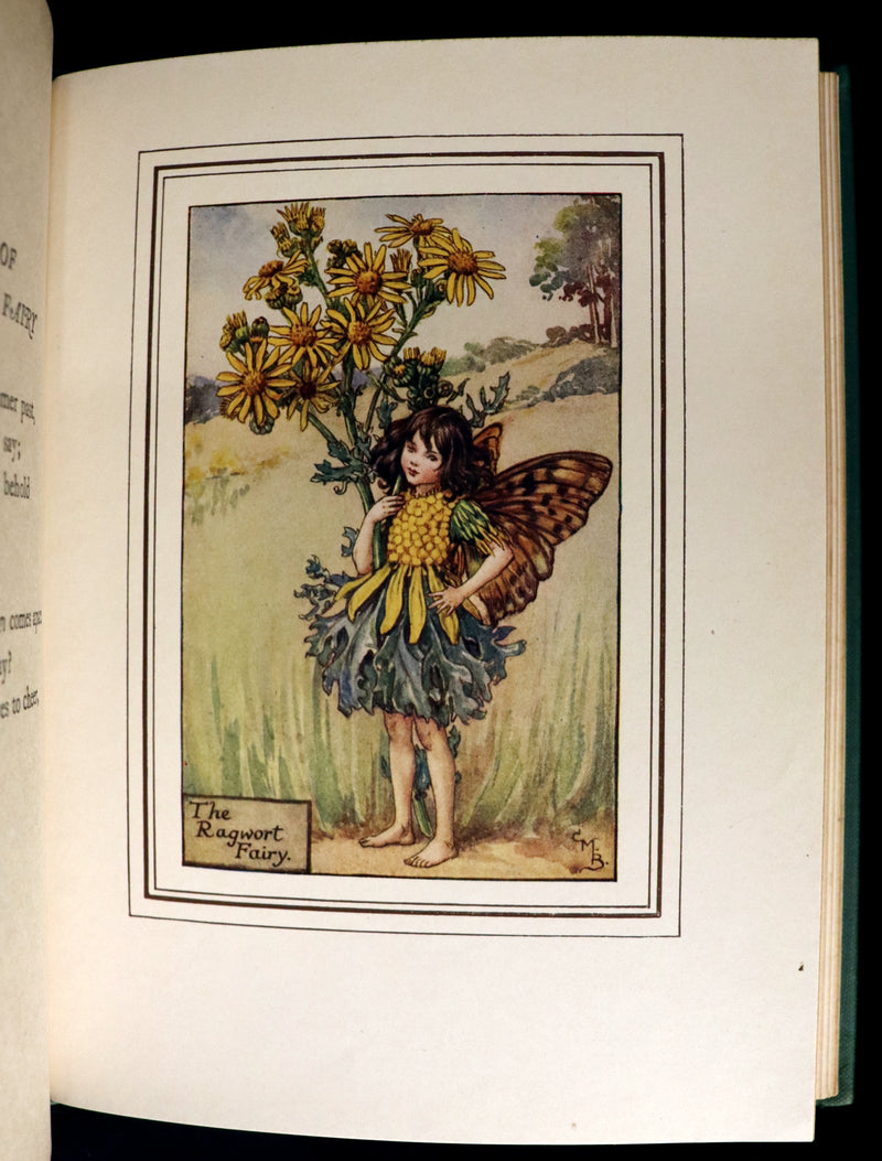 1950 Rare Book  - Cicely Mary Barker - THE BOOK OF THE FLOWER FAIRIES. Illustrated.