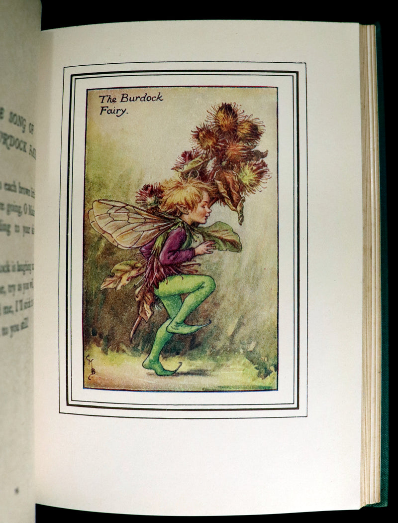 1950 Rare Book  - Cicely Mary Barker - THE BOOK OF THE FLOWER FAIRIES. Illustrated.