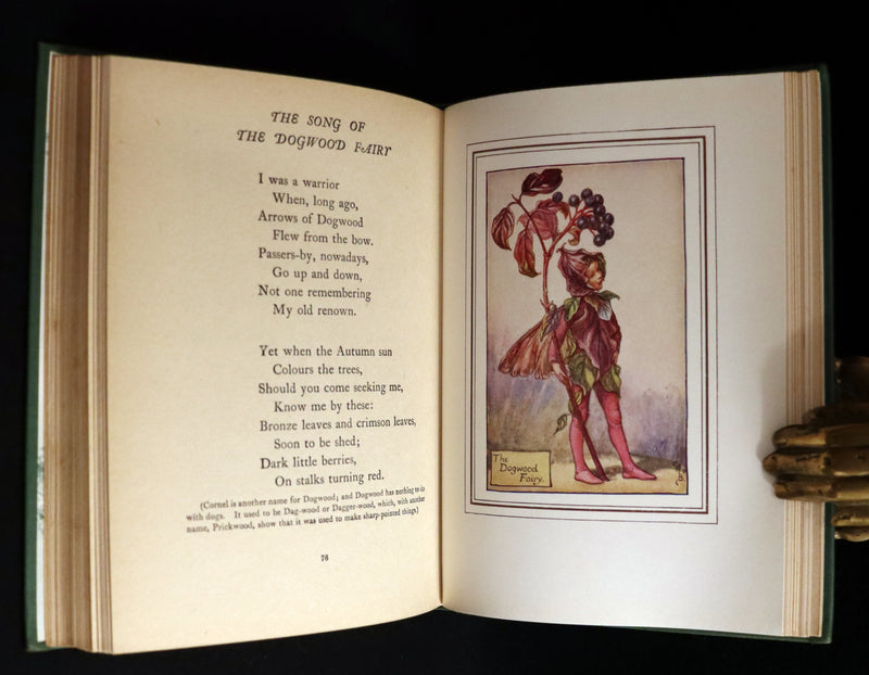 1950 Rare Book  - Cicely Mary Barker - THE BOOK OF THE FLOWER FAIRIES. Illustrated.