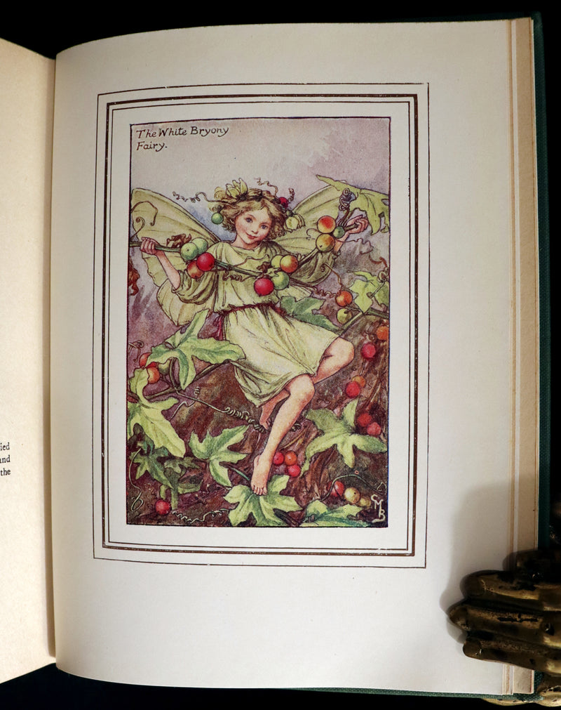 1950 Rare Book  - Cicely Mary Barker - THE BOOK OF THE FLOWER FAIRIES. Illustrated.