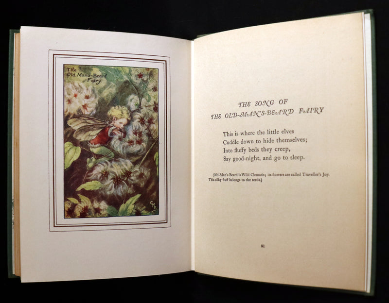 1950 Rare Book  - Cicely Mary Barker - THE BOOK OF THE FLOWER FAIRIES. Illustrated.
