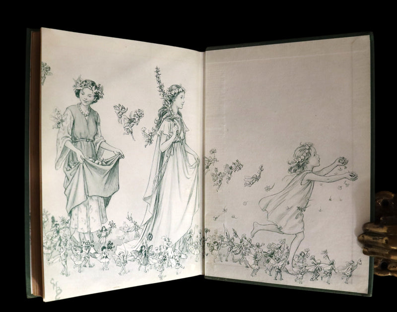 1950 Rare Book  - Cicely Mary Barker - THE BOOK OF THE FLOWER FAIRIES. Illustrated.