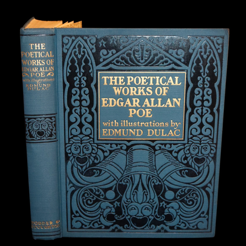 1910 First US Edition - The Poetical Works of Edgar Allan Poe Illustrated By Edmund Dulac.