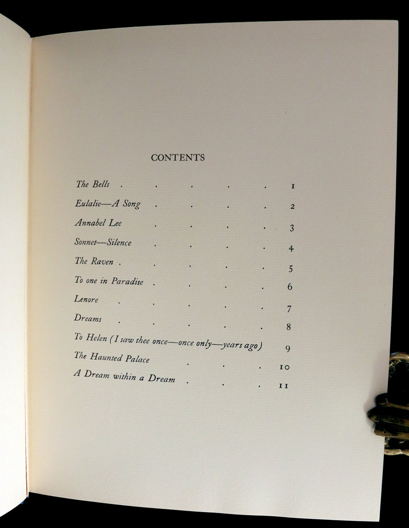1910 First US Edition - The Poetical Works of Edgar Allan Poe Illustrated By Edmund Dulac.