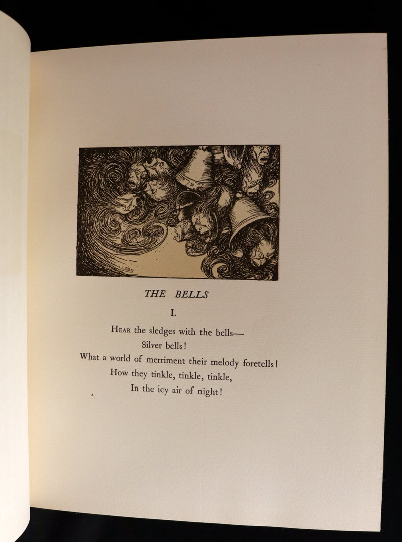 1910 First US Edition - The Poetical Works of Edgar Allan Poe Illustrated By Edmund Dulac.