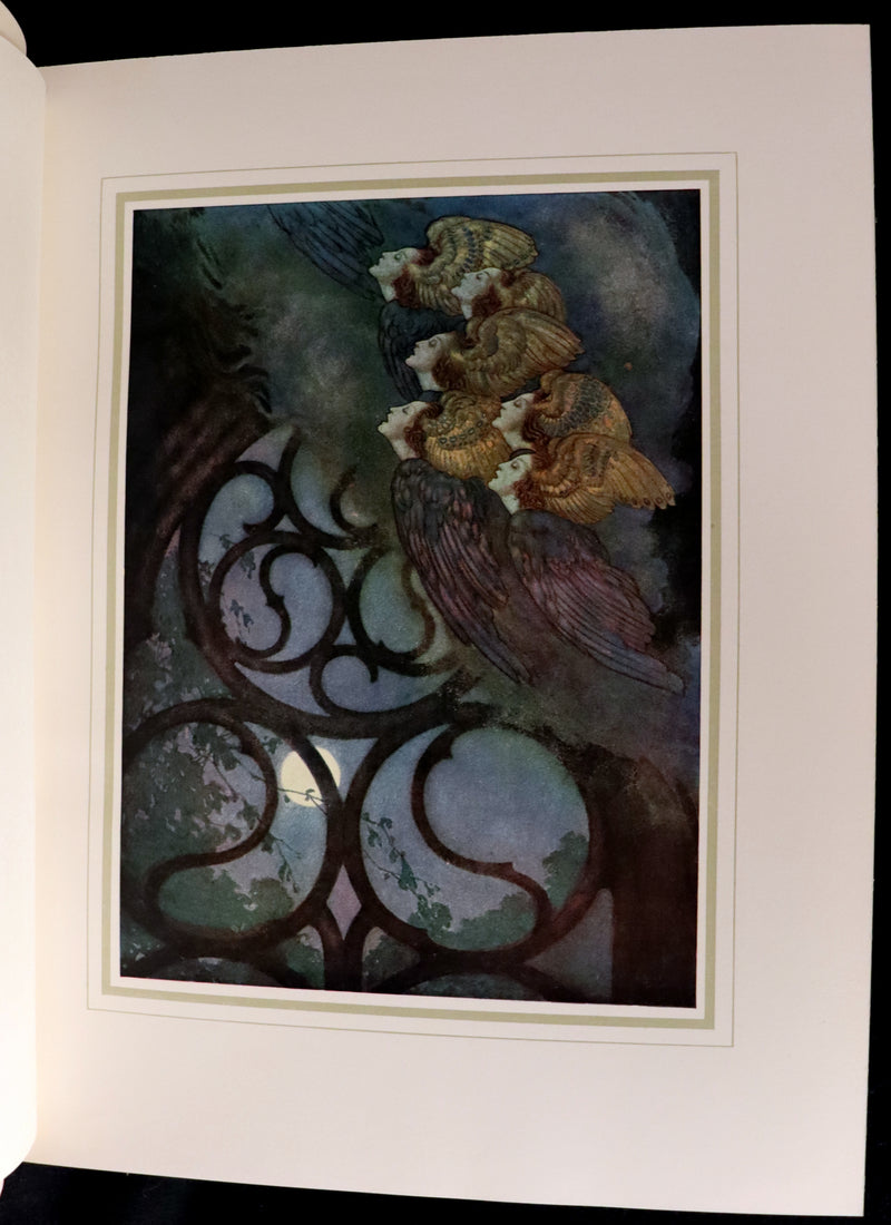 1910 First US Edition - The Poetical Works of Edgar Allan Poe Illustrated By Edmund Dulac.