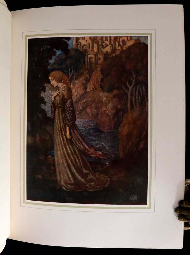 1910 First US Edition - The Poetical Works of Edgar Allan Poe Illustrated By Edmund Dulac.