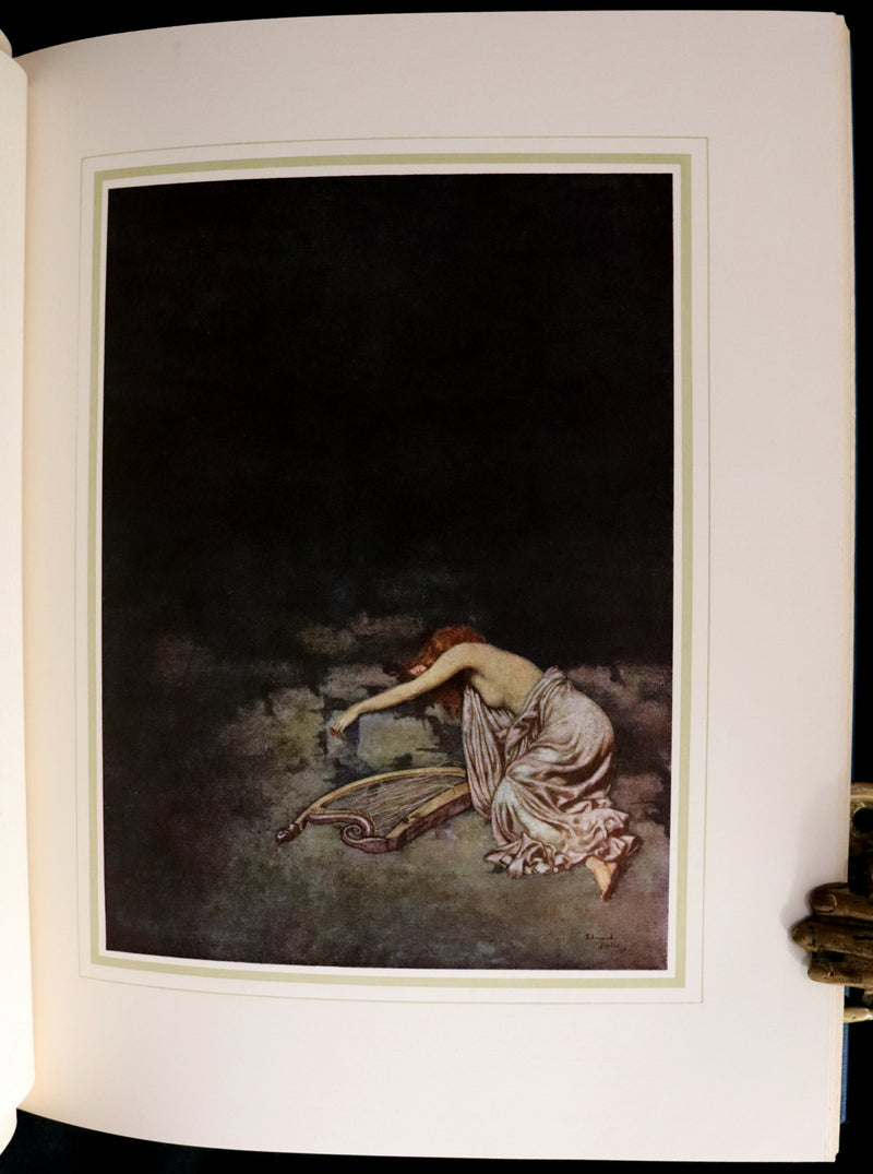 1910 First US Edition - The Poetical Works of Edgar Allan Poe Illustrated By Edmund Dulac.