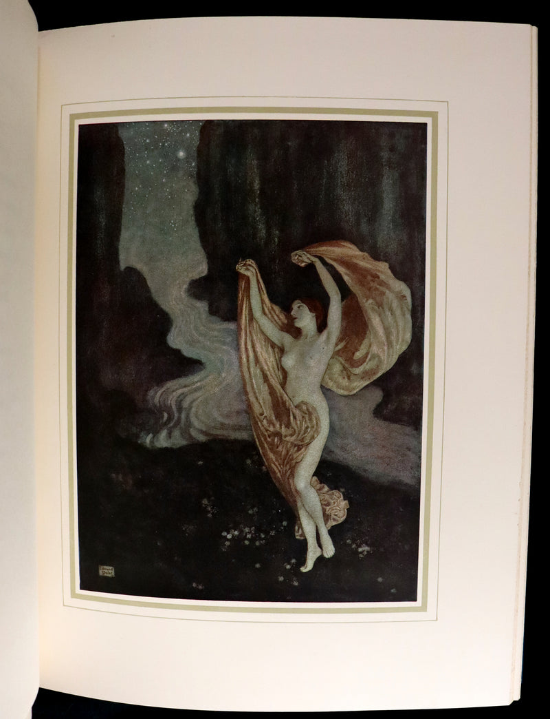 1910 First US Edition - The Poetical Works of Edgar Allan Poe Illustrated By Edmund Dulac.