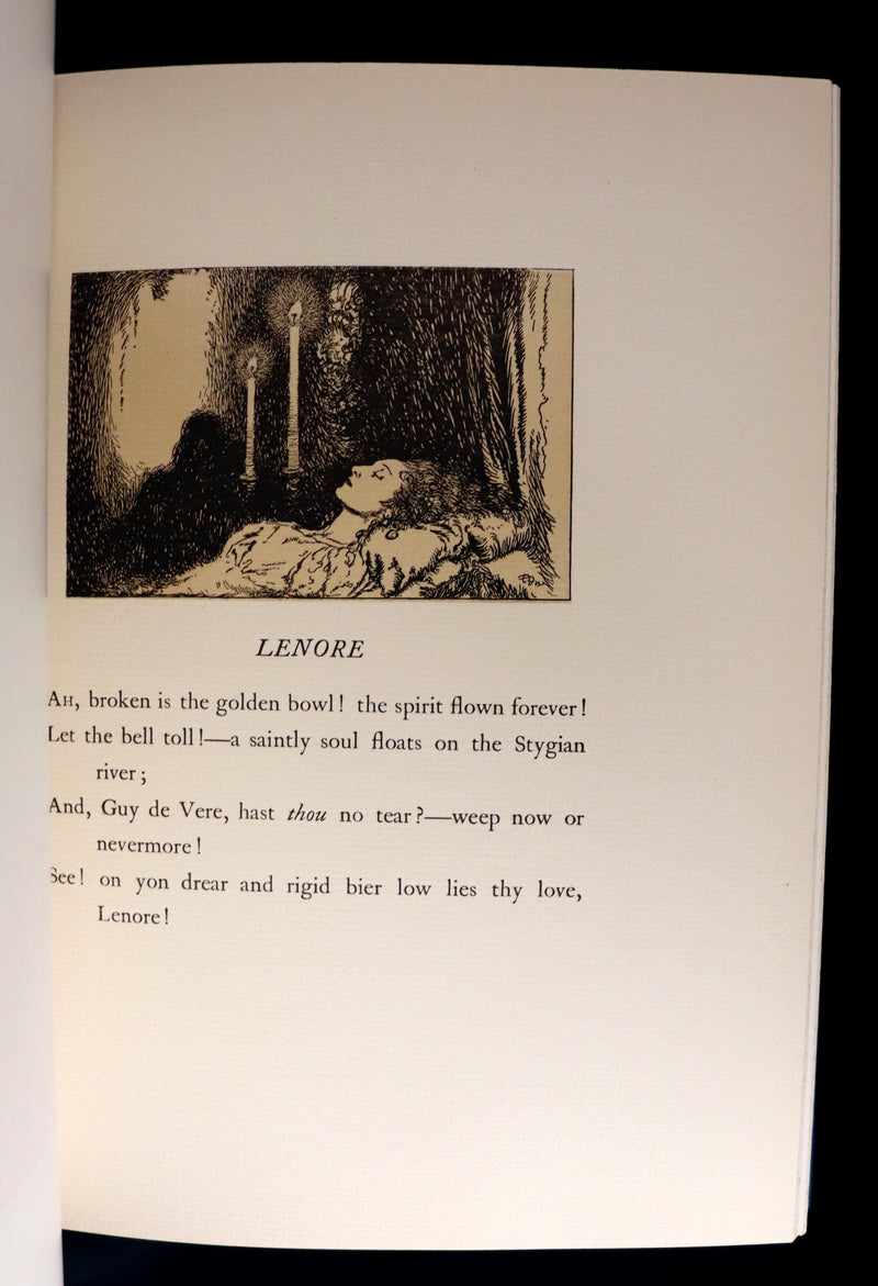 1910 First US Edition - The Poetical Works of Edgar Allan Poe Illustrated By Edmund Dulac.