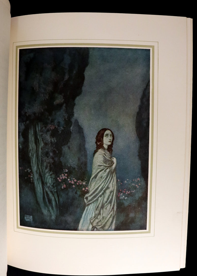 1910 First US Edition - The Poetical Works of Edgar Allan Poe Illustrated By Edmund Dulac.