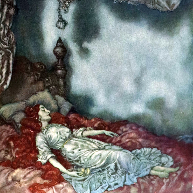 1910 First US Edition - The Poetical Works of Edgar Allan Poe Illustrated By Edmund Dulac.