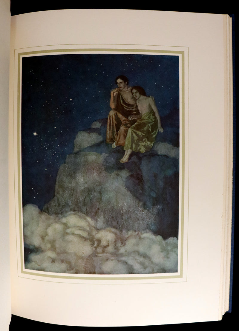 1910 First US Edition - The Poetical Works of Edgar Allan Poe Illustrated By Edmund Dulac.