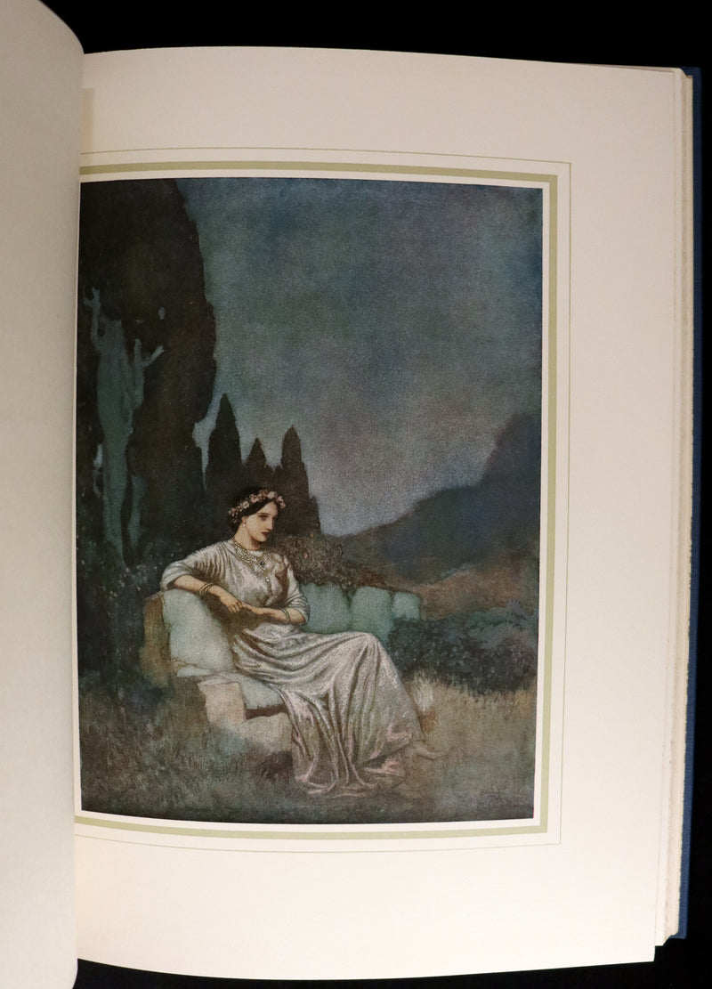 1910 First US Edition - The Poetical Works of Edgar Allan Poe Illustrated By Edmund Dulac.