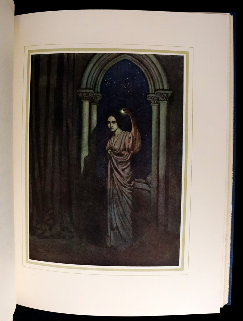 1910 First US Edition - The Poetical Works of Edgar Allan Poe Illustrated By Edmund Dulac.