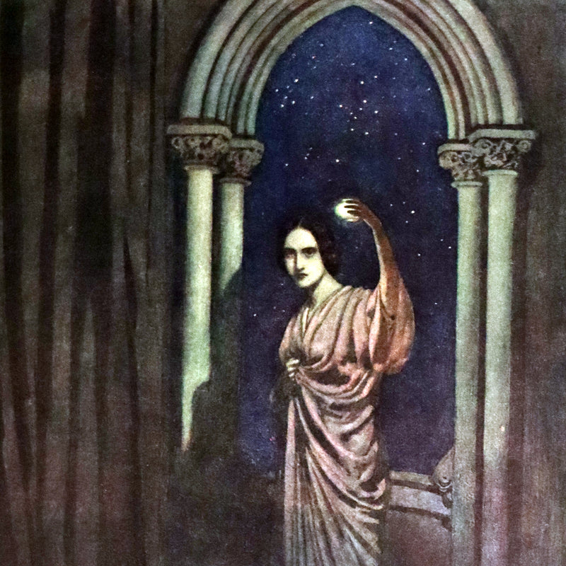 1910 First US Edition - The Poetical Works of Edgar Allan Poe Illustrated By Edmund Dulac.